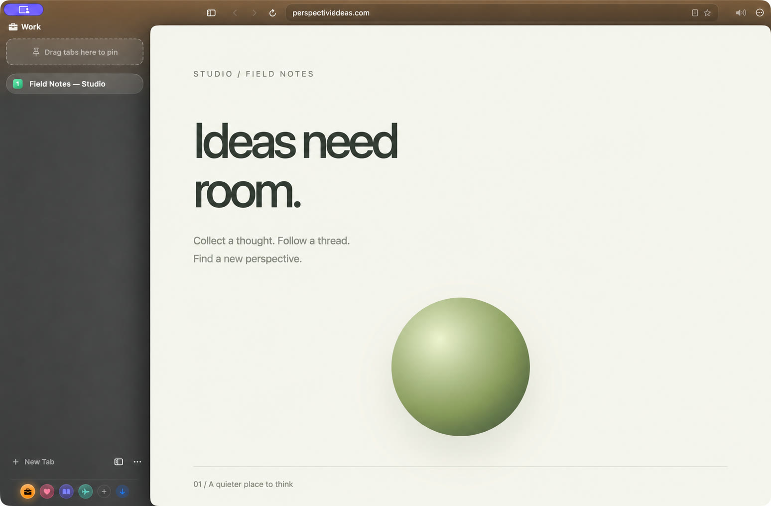 Thravik browser window